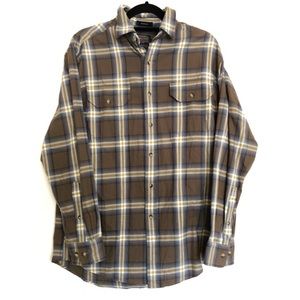 Pendleton Pioneer Plaid Button Down Mens Medium